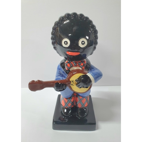 126 - Carlton Ware Golly - The BANJO PLAYER marked COLOUR TRIAL,

21cm tall