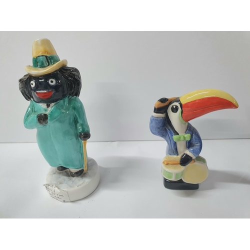 133 - Four small various Carlton Ware figurines including the Guinness Toucan and the Devil etc (4).