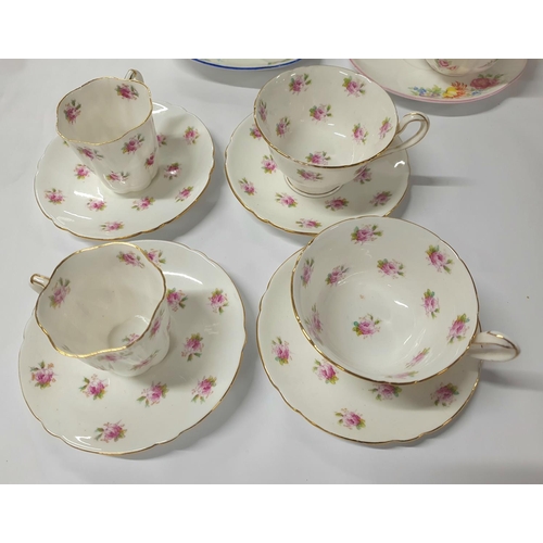 139 - Twenty-two pieces of assorted Shelley including rare miniature cup & saucer, Queen Anne trio etc (22... 