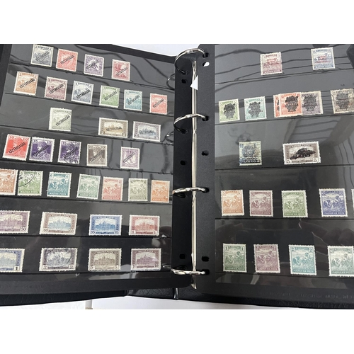 172 - Black folder containing approx 110 hagner pages containing approx 2000, mainly used unmounted Hungar... 