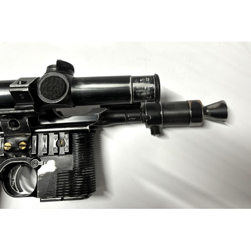 107 - Gas powered lugar converted into Han Solo, Replica pistol (Star Wars)