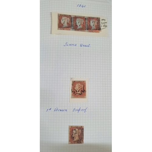 181 - Red Barclay classic stamp containing mounted British Queen Victoria to QEII 1966 including a Penny B... 