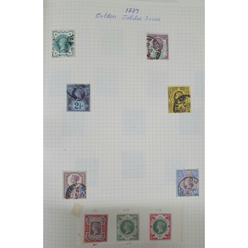 181 - Red Barclay classic stamp containing mounted British Queen Victoria to QEII 1966 including a Penny B... 