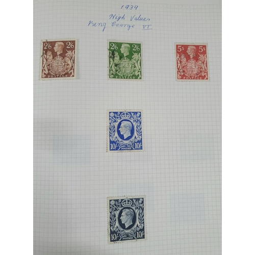 181 - Red Barclay classic stamp containing mounted British Queen Victoria to QEII 1966 including a Penny B... 