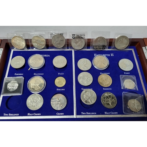 27 - Large Quantity of rare 50ps and other QEII coins together with a USA 1880 silver dollar and other co... 