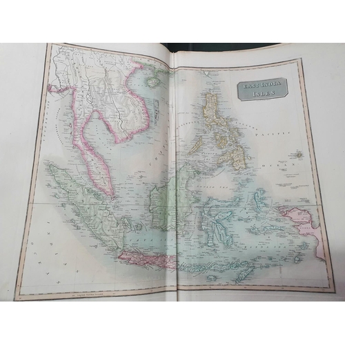 49 - The New General Atlas GLOBE and a collection of maps and charts of the world, 1817 with dedication/o... 