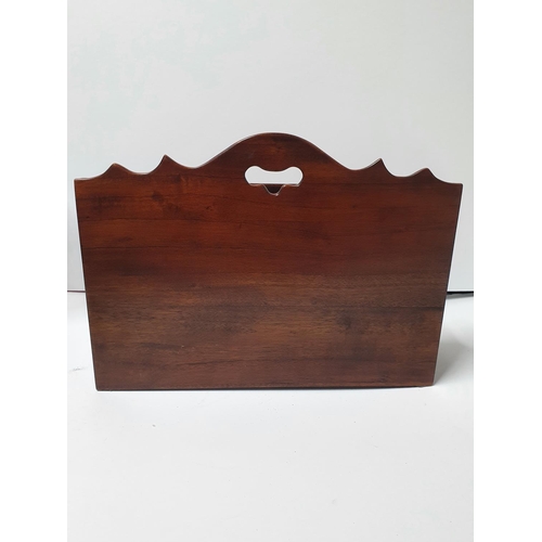 379 - Antique wooden letter rack