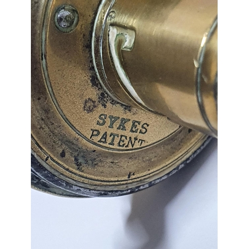 380 - Sykes patent, metal gunpowder flask