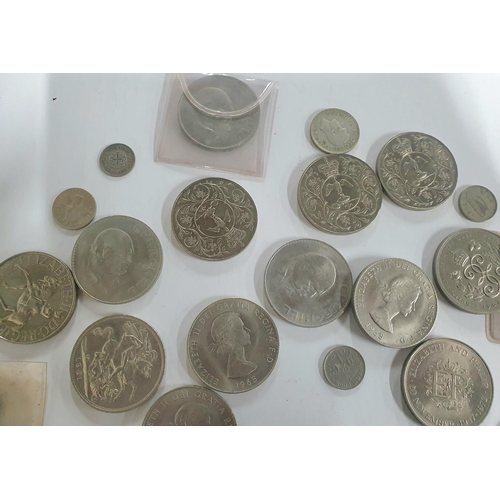 316 - Quantity of British 20thC coins and commemoratives, many in VF or uncirculated condition (Qty)