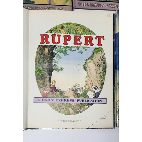 419 - Collection of seven Rupert the Bear 1979 annuals (7)