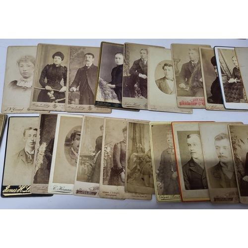 434 - Collection of Victorian portrait postcards (Qty)