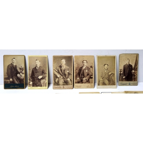 434 - Collection of Victorian portrait postcards (Qty)