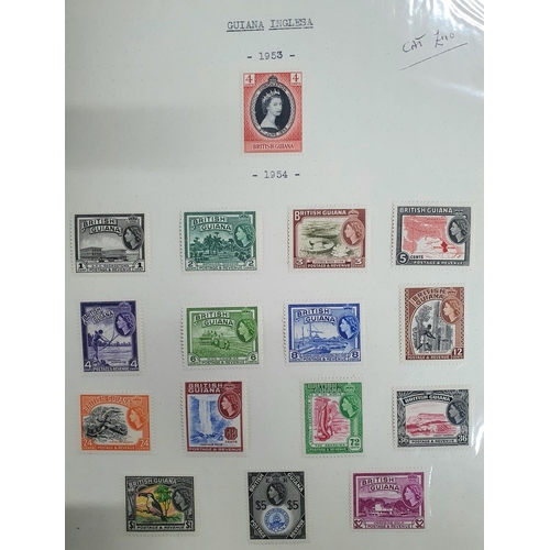 478 - Six dealer sheets of commonwealth including the 1954 complete set of 