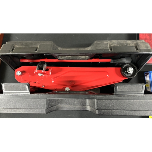 523 - Hilka 2 Tonne Hydraulic Trolley Jack