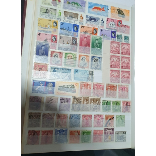 513 - Red stockbook with a collection of QV to QEII Commonwealth (Qty)