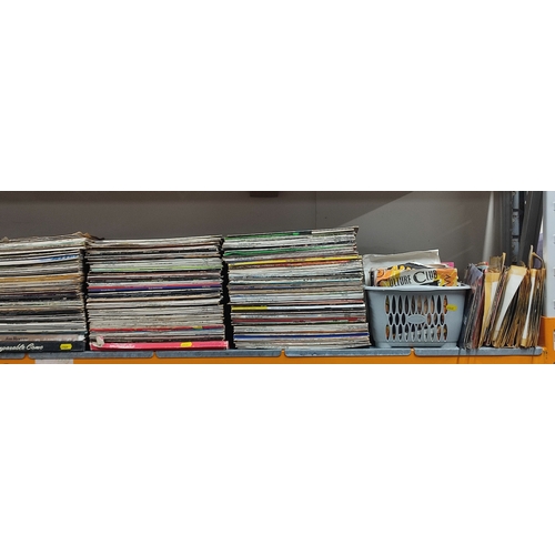 457 - Large collection of LP's and singles across various decades (Qty)