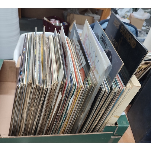 458 - Colection of various LP's including The Carpenters, Neil Diamond, Bucks Fizz, Whitney Houston etc. (... 