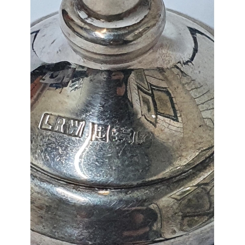 254 - Birmingham 1972 weighted silver bud vase