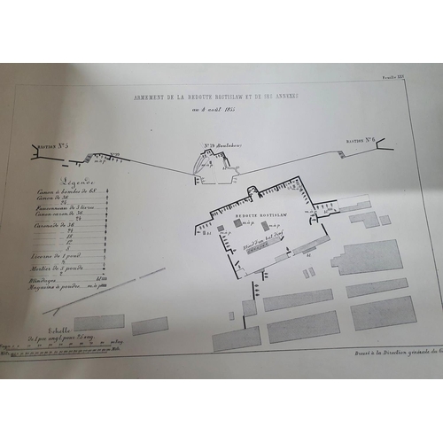 43 - Defense de Sebastopol, Atlas des Planches, Armements, between 9/14 Novembre 1854 (Saint Petersberg 1... 