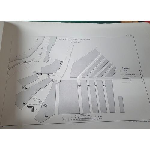 43 - Defense de Sebastopol, Atlas des Planches, Armements, between 9/14 Novembre 1854 (Saint Petersberg 1... 