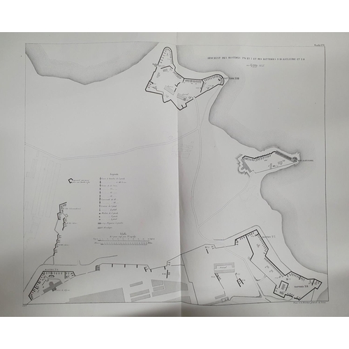 43 - Defense de Sebastopol, Atlas des Planches, Armements, between 9/14 Novembre 1854 (Saint Petersberg 1... 