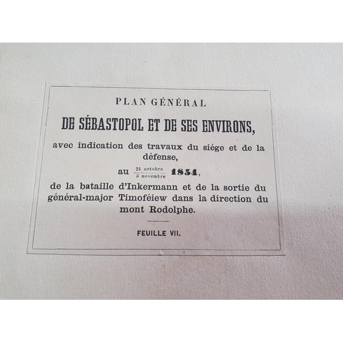 43 - Defense de Sebastopol, Atlas des Planches, Armements, between 9/14 Novembre 1854 (Saint Petersberg 1... 