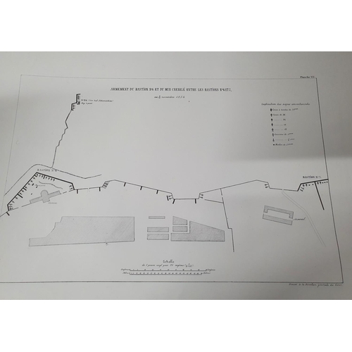 43 - Defense de Sebastopol, Atlas des Planches, Armements, between 9/14 Novembre 1854 (Saint Petersberg 1... 