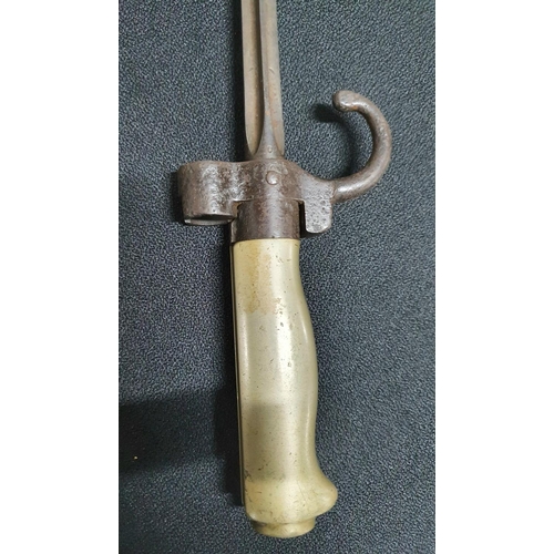 73 - WWI era FRENCH LEBEL CRUCIFORM STYLE BAYONET