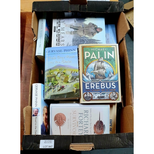 947 - Quantity of books including Michael Palin's Erebus