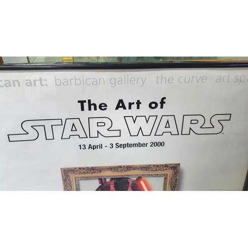 41 - The Art of Star Wars - art exhibition poster for the Barbican Centre, London 13th April to 3rd Septe... 