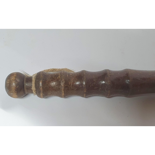 91 - Early 20thC police long truncheon