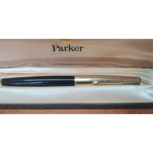 159 - Cased Parker fountain pen