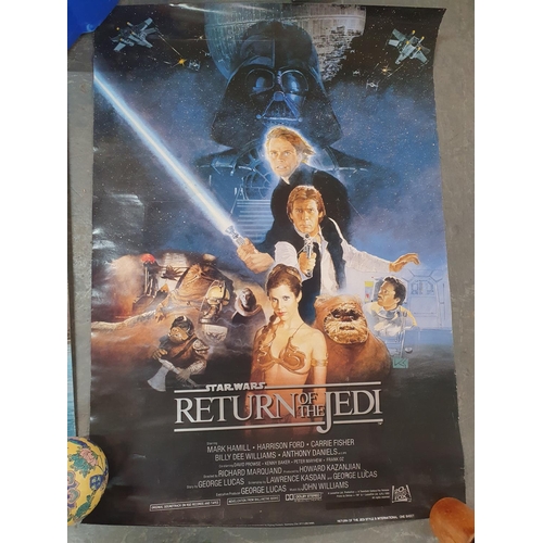 163 - Star Wars, The Return of the Jedi, 1995 poster for Lucas Films Ltd, produced and distributed by Zigz... 