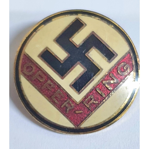 169 - Two original German NAZI party lapel badges, both marked verso with  with the round “RZM” logo of th... 