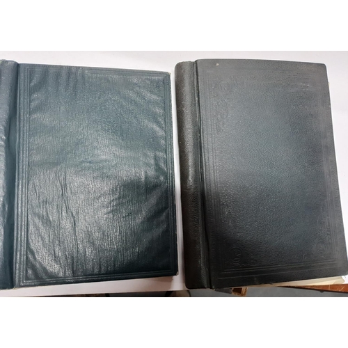 307 - Two old stamp albums containing a large quantity of world stamps including Canada, French Africa col... 