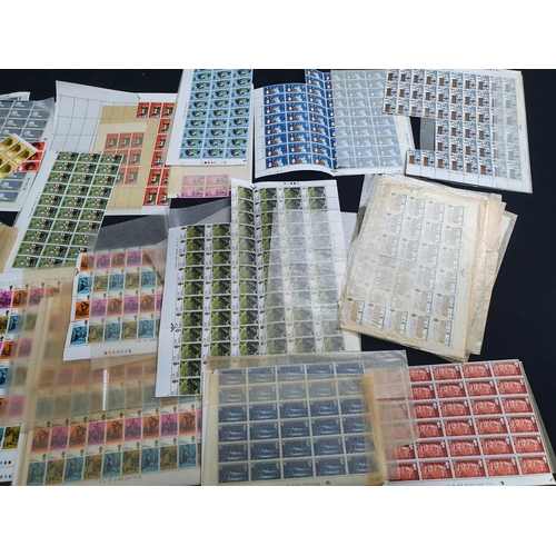 277 - Huge quantity of GB QEII commemorative pre decimal blocks, part and full sheets (1000s)