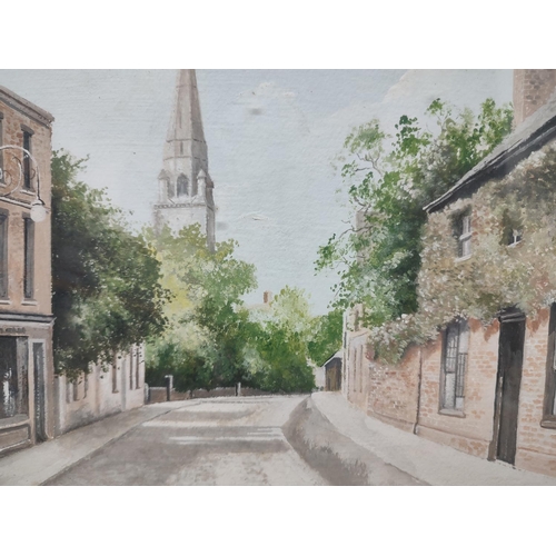 128 - Liz Blakeman, Four watercolours depicting areas of Horsham, all framed and glazed (4)

19 x 26cm