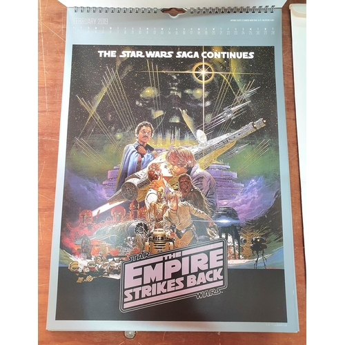 161 - Official 2019 Lucas Films/Disney official calendar with outer cover