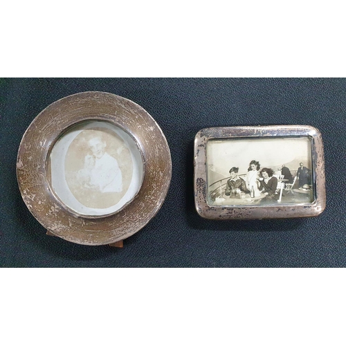 19 - Two early 20th.C. Silver photoframes (2)