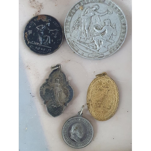 60 - Five German late 19thC - WWI era medallions (5)