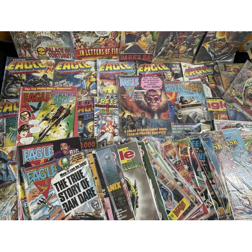 95 - Large collection of Eagle Comics from the 1980s/90s