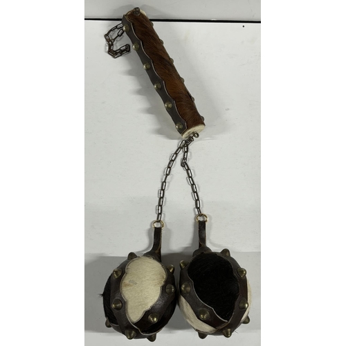 101 - Studded Cow Hide Flail