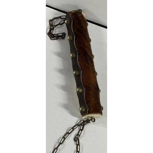 101 - Studded Cow Hide Flail