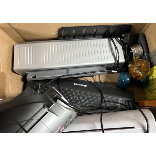 131 - Box of Laminators etc