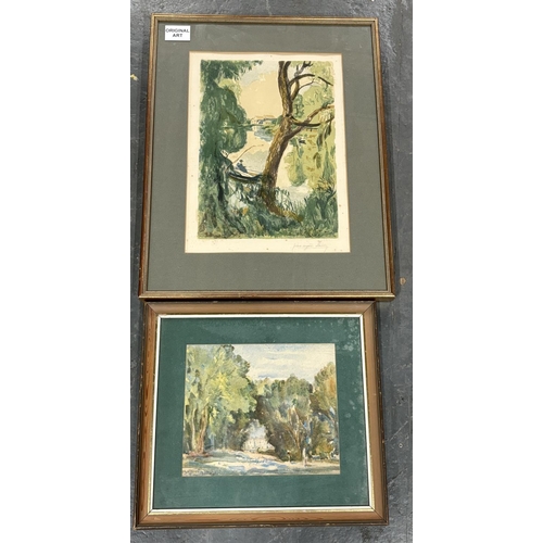 69 - 2 Watercolours both signed 1 by Alfred Hayward