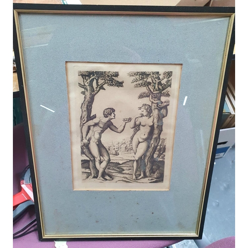 108 - Antique old master engraving 