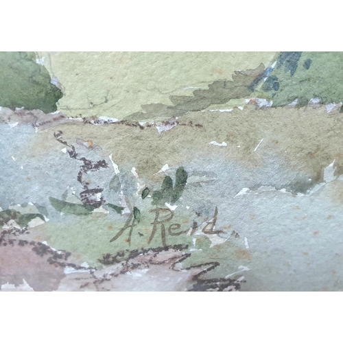 109 - Exhibited Anne Reid (Scotland 20thC) watercolour 