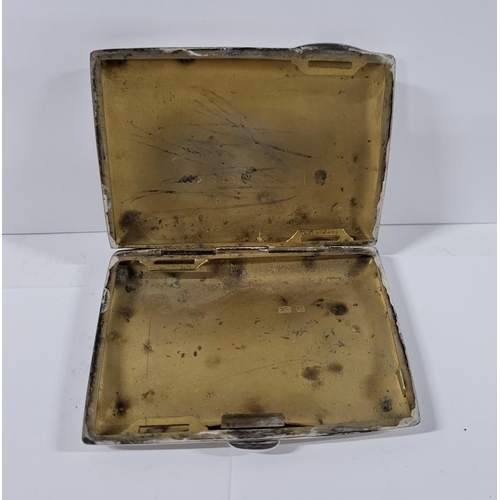 6 - Birmingham 1903 hallmarked silver cigarette case, 

weighs 66 grams