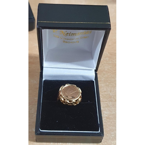 38 - Ladies 9ct yellow gold 