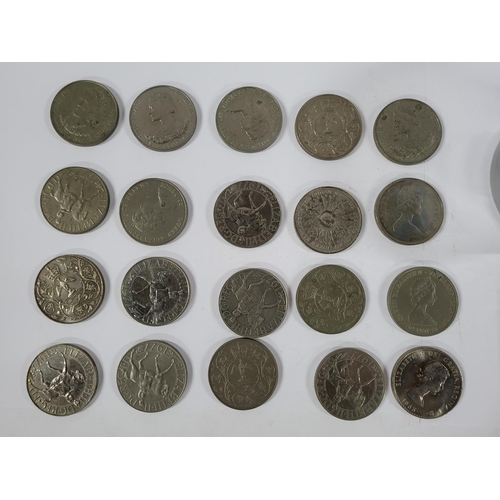 53 - Collection of 30 QEII Crown coins (Qty)